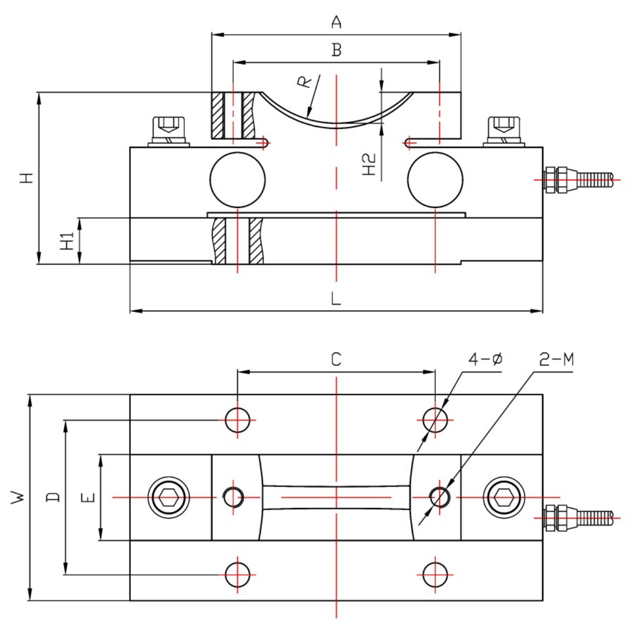 LCZ-108B尺寸圖 LCZ-108B尺寸圖