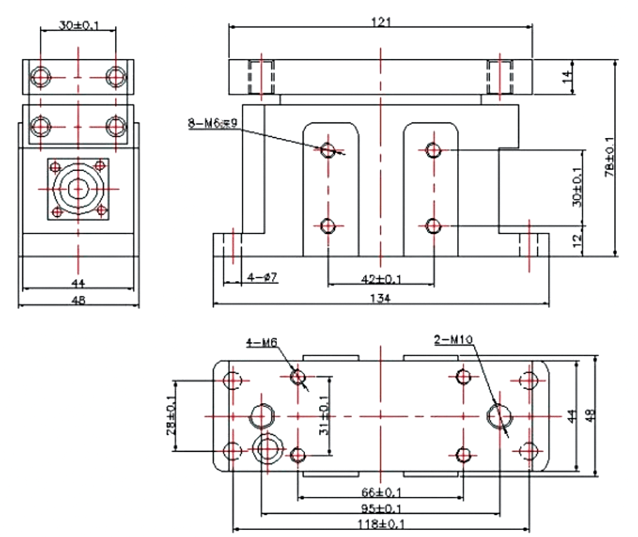 LCZ-402A尺寸圖 LCZ-402A尺寸圖